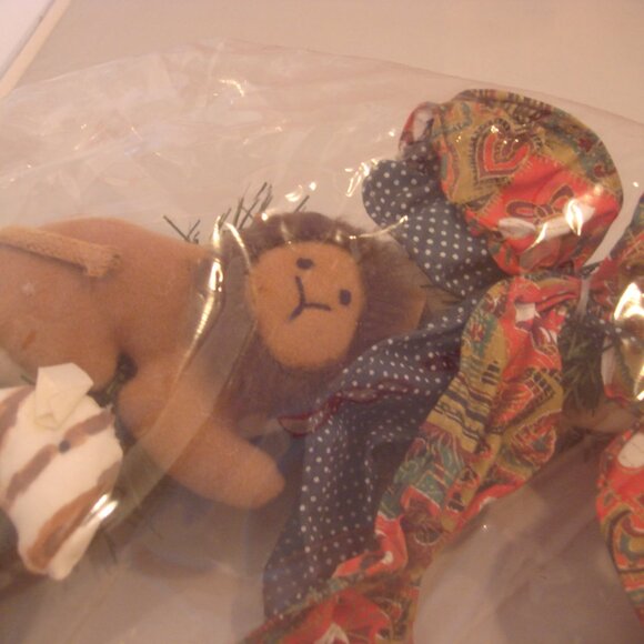 Vintage Holiday Christmas Noah’s Ark Large Wreath UNBELIEVABLE SO RARE BNIB - Picture 6 of 12